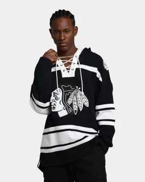 47 Brand Chicago Blackhawks Superior Lacer Hoodie Jet Black