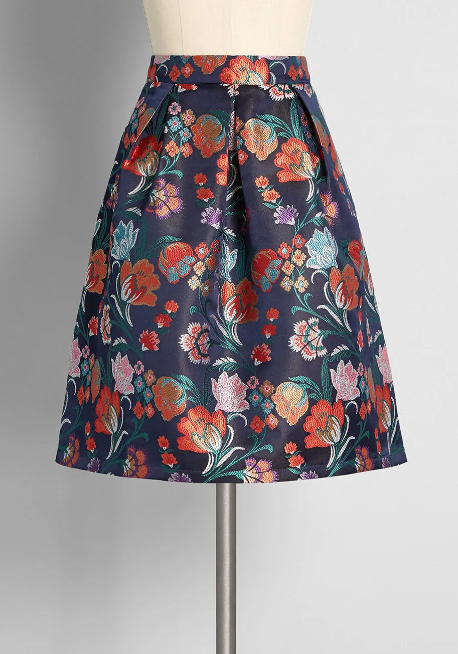 A Winsome Encounter A-Line Skirt