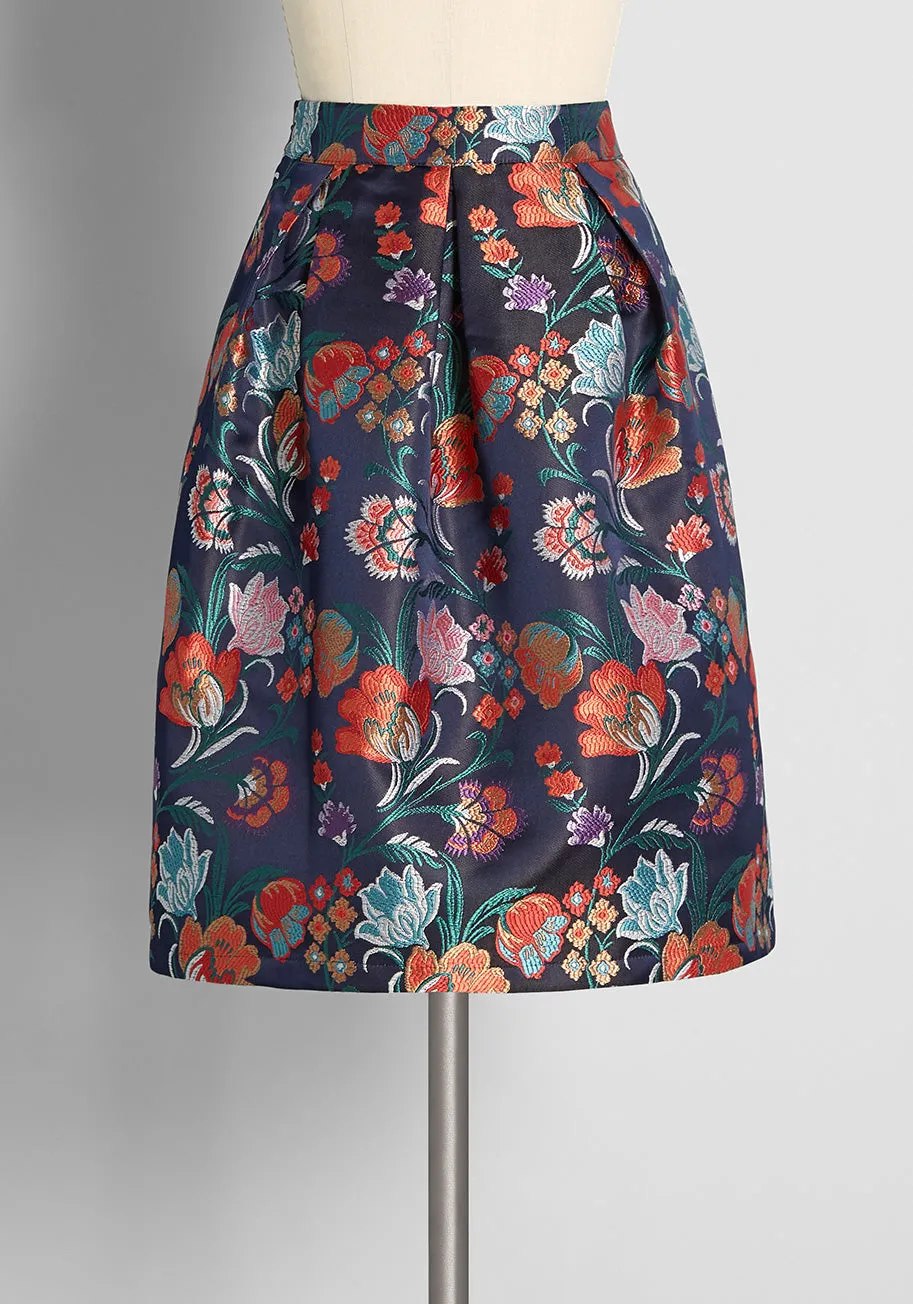 A Winsome Encounter A-Line Skirt