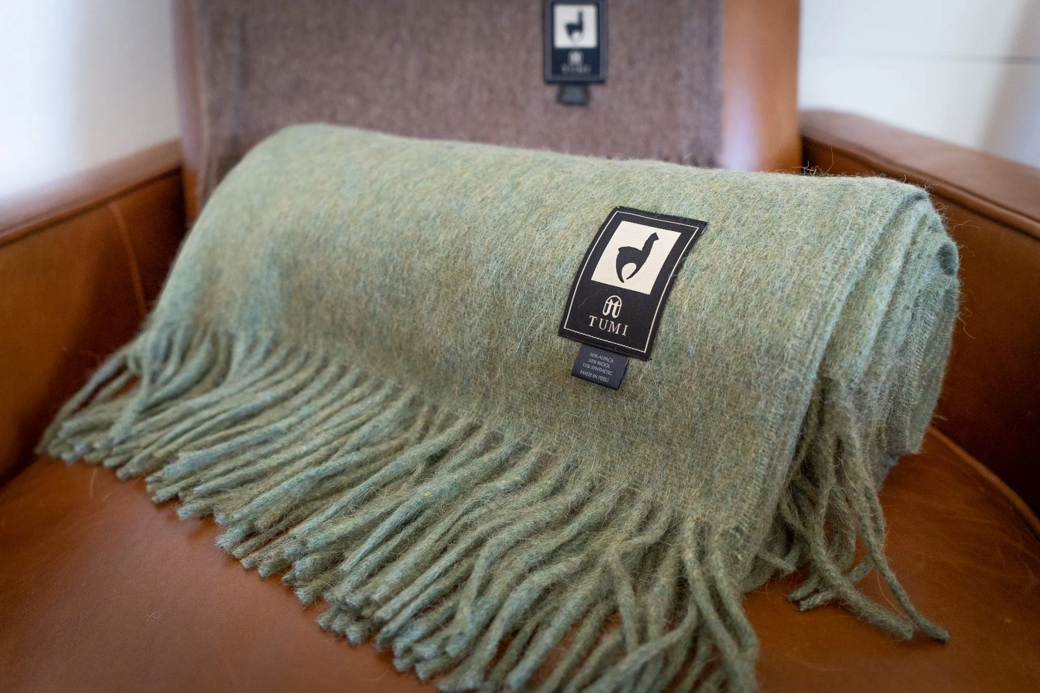 Alpaca Wool Throw Blanket - Solid Colors by Alpaca Threadz