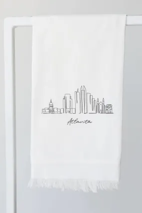 Atlanta City Scape Hand Towel