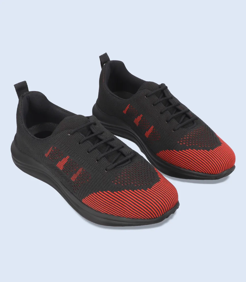 BM5821-BLACK/RED-Men Sports Shoes