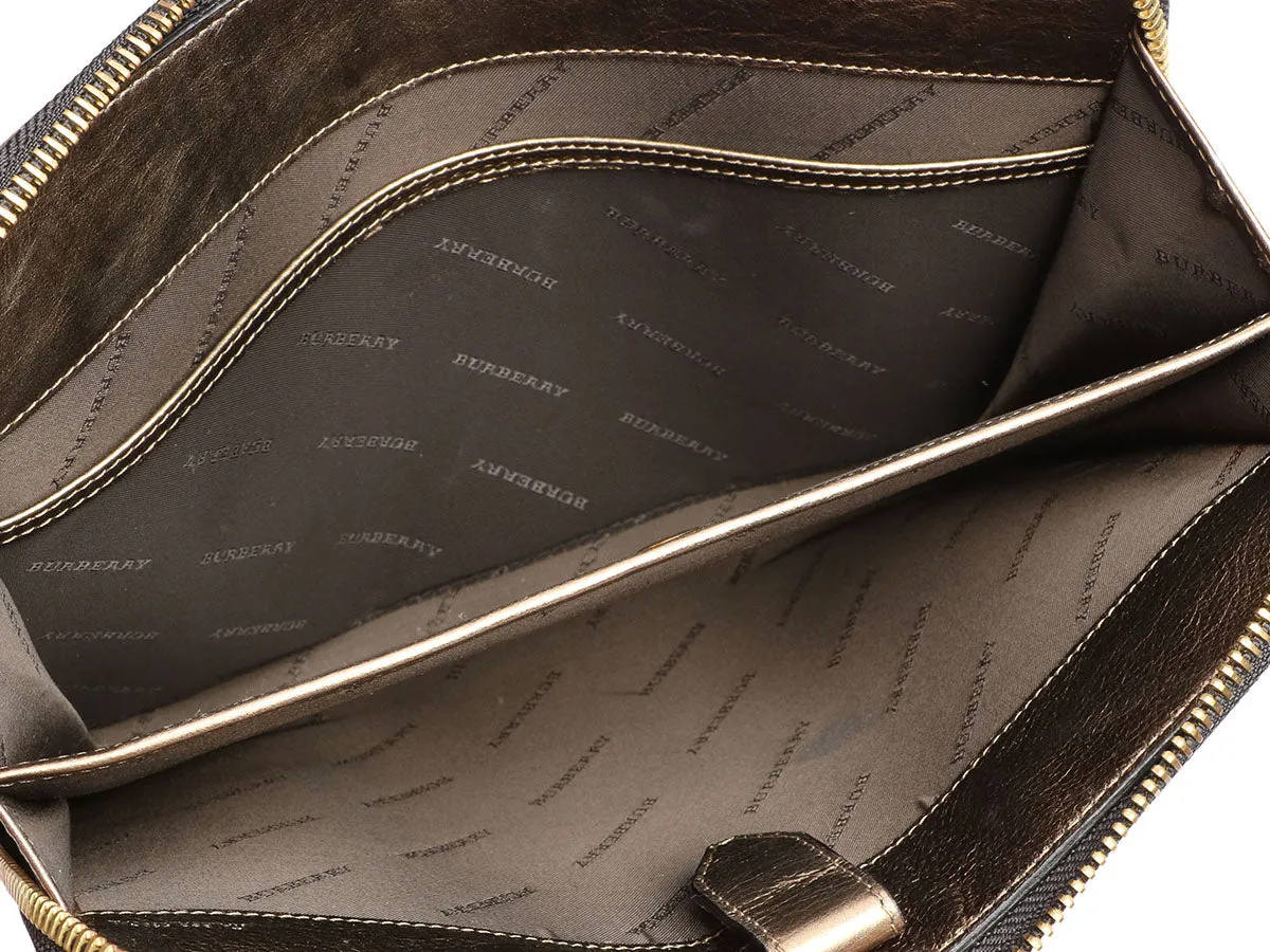 Burberry Gold Check Iconic Tablet Case