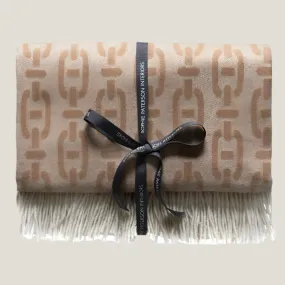 Burlington Tan Merino & Cashmere Throw - Andrew Martin