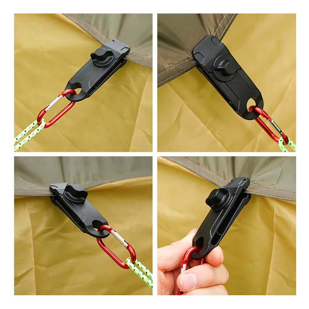 Camp Leader Tent Tarp Clipper - Black