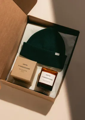 Candle & Braemar Beanie Gift Set