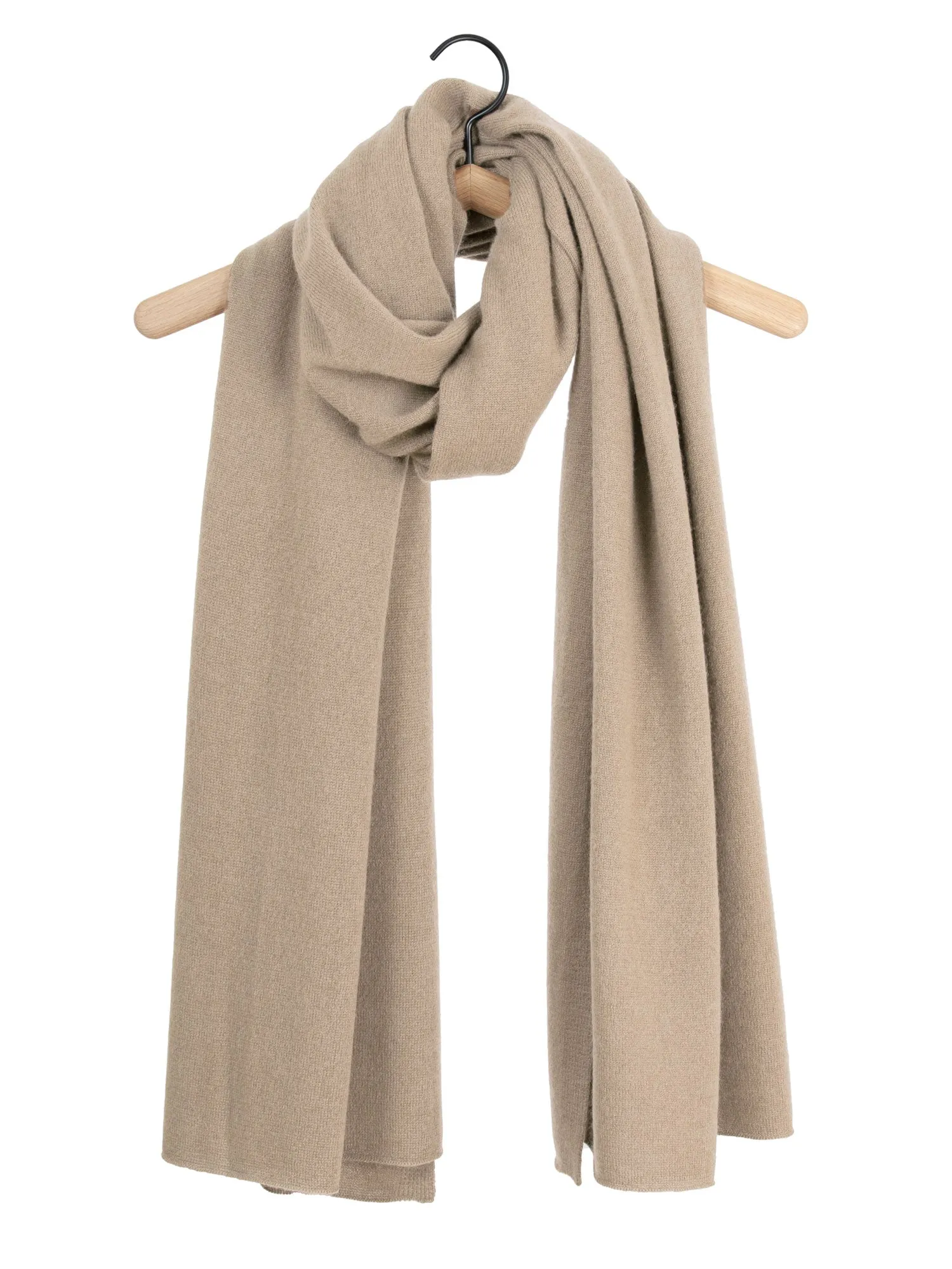 Cashmere scarf "Signature" - sand