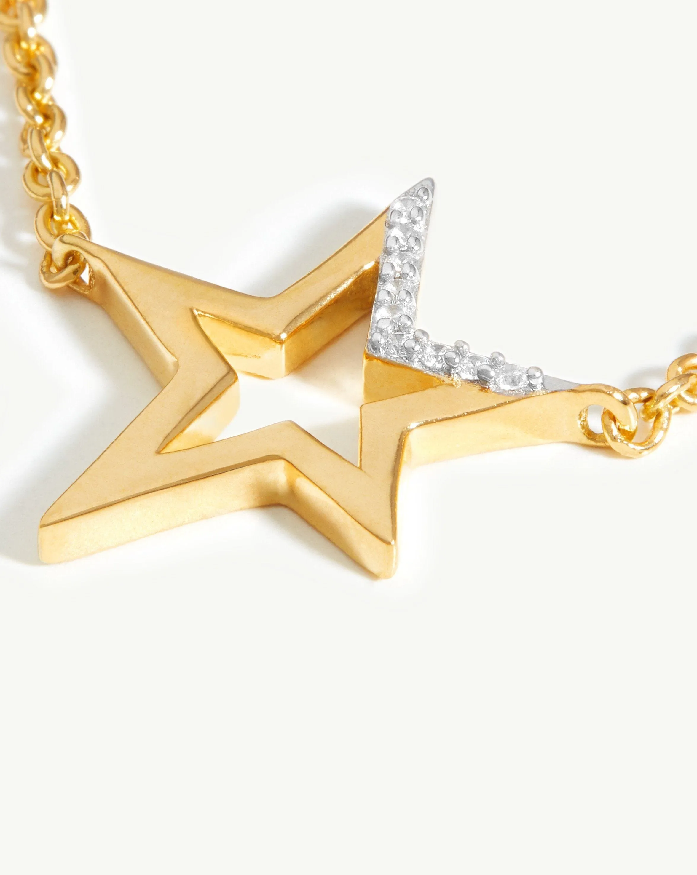 Celestial Pave Star Bracelet | 18ct Gold Vermeil/Cubic Zirconia