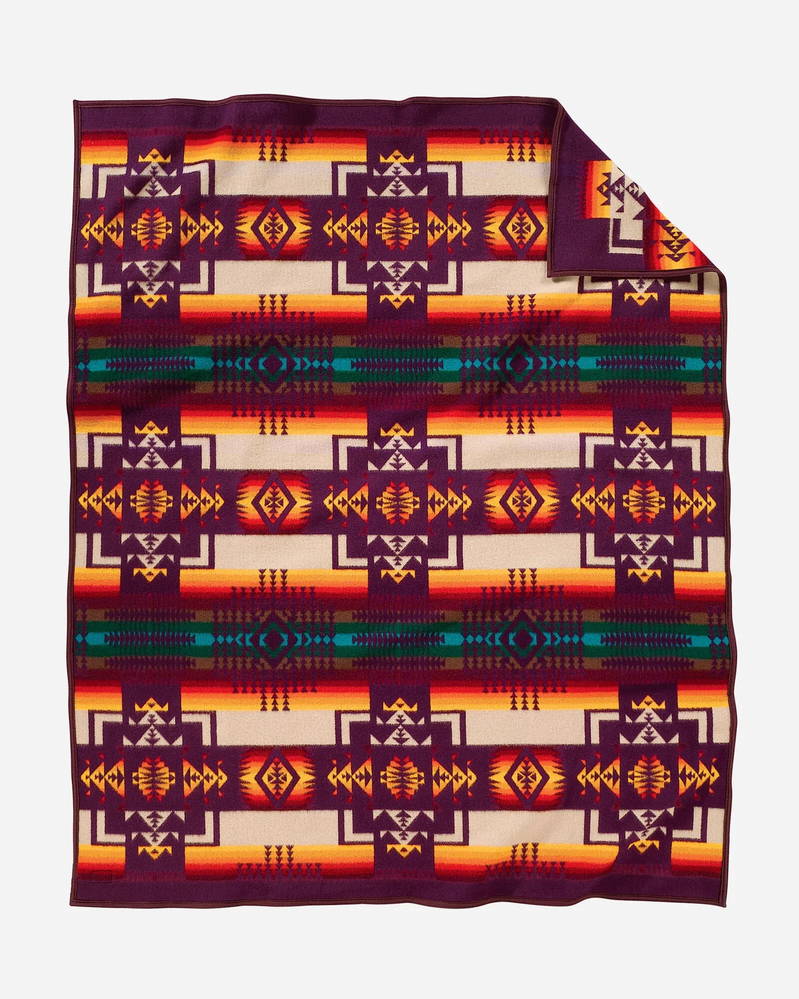 Chief Joseph Blanket Maroon