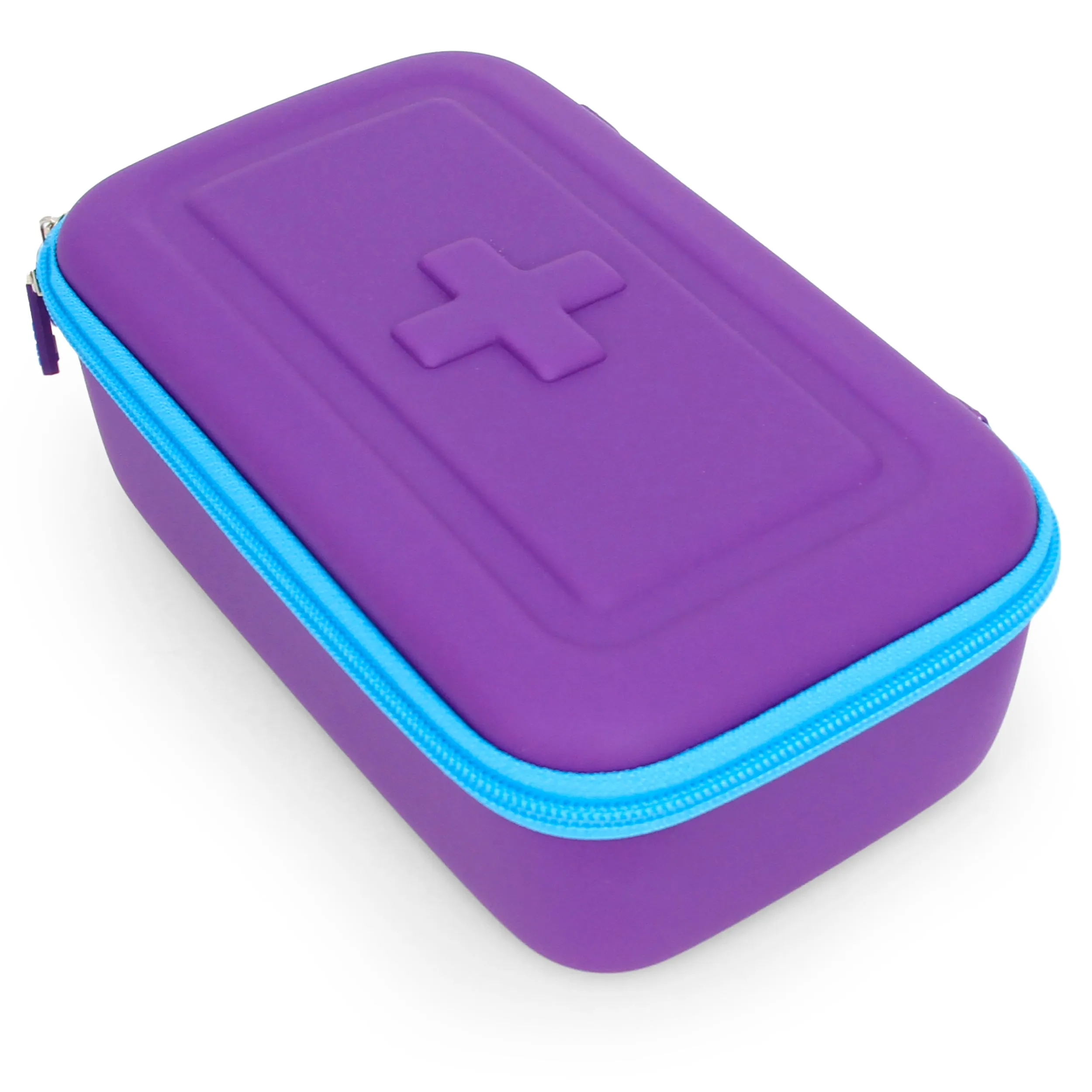 Copy of CASEMATIX Travel Case Fits Asthma Inhaler Spacer with Mask Attached, Inhaler Holder Holds Spacer and Accessories, Includes Purple Asthma Case Only