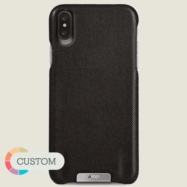 Custom Grip iPhone Xs Max Leather Case