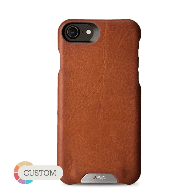 Customizable Grip - iPhone SE Leather case