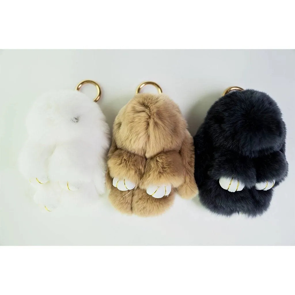 Cute Plush Bunny Keyrings