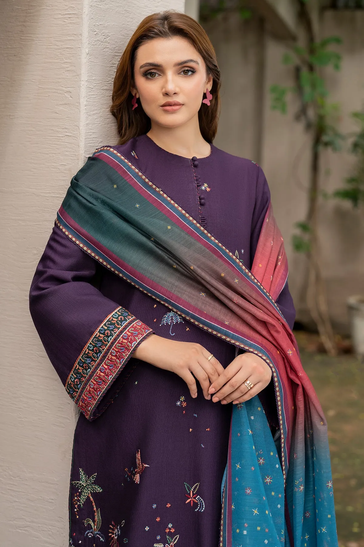 EMBROIDERED KHADDAR UW-0050