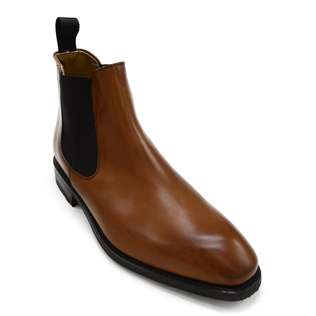 FACTORY SECOND Berwick 1707 Chelsea Boot (475)- Vegano Tan