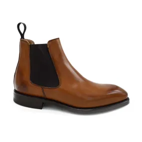 FACTORY SECOND Berwick 1707 Chelsea Boot (475)- Vegano Tan