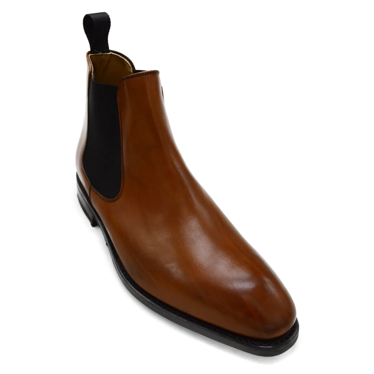 FACTORY SECOND Berwick 1707 Chelsea Boot (475)- Vegano Tan