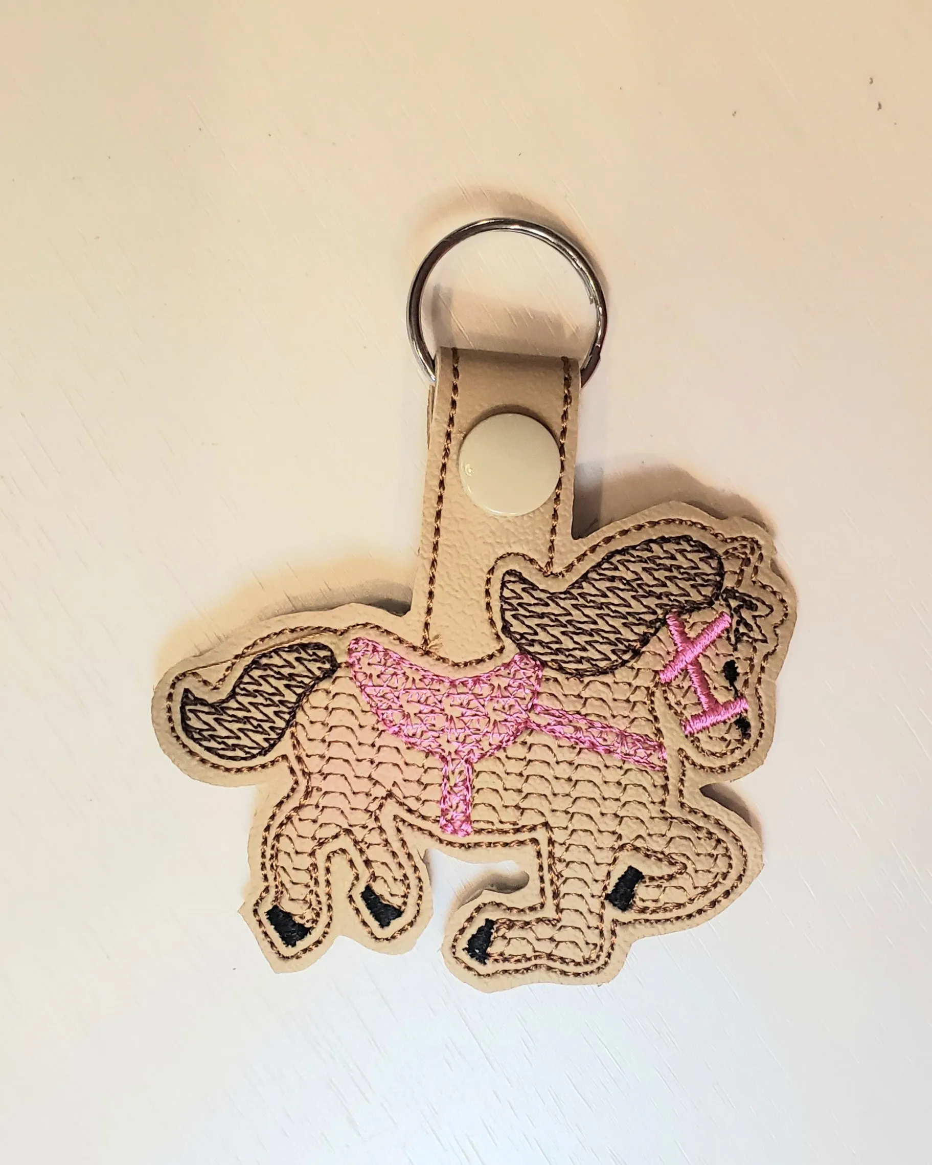 Galloping Horse Key Fob