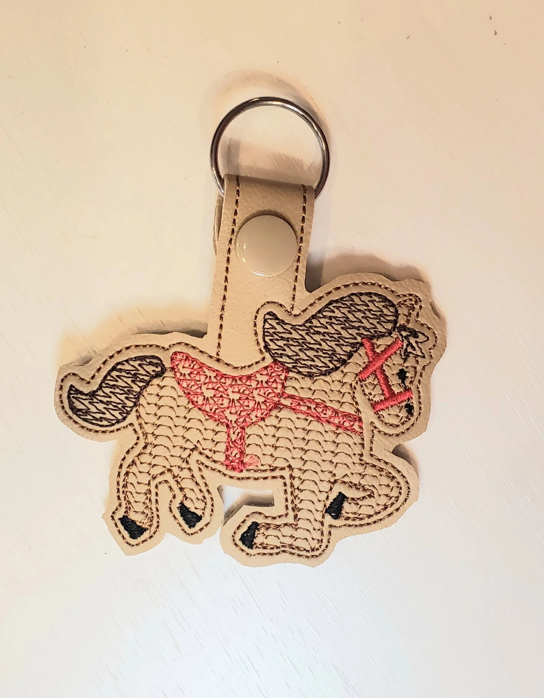 Galloping Horse Key Fob