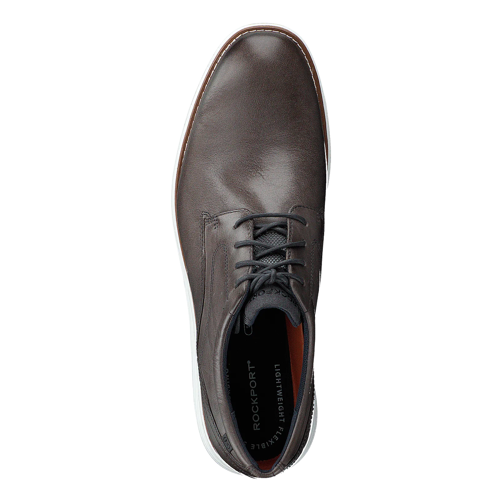 Garett Plain Toe Castlerock Grey/white Os