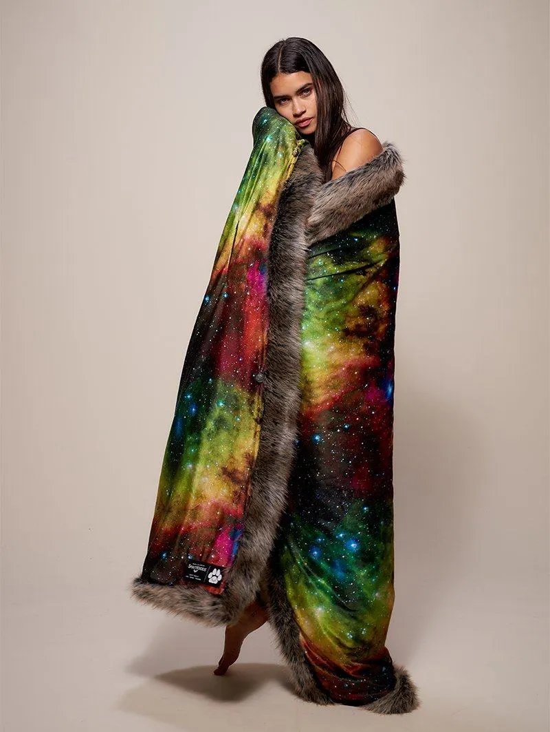 Grey Wolf Galaxy Throw