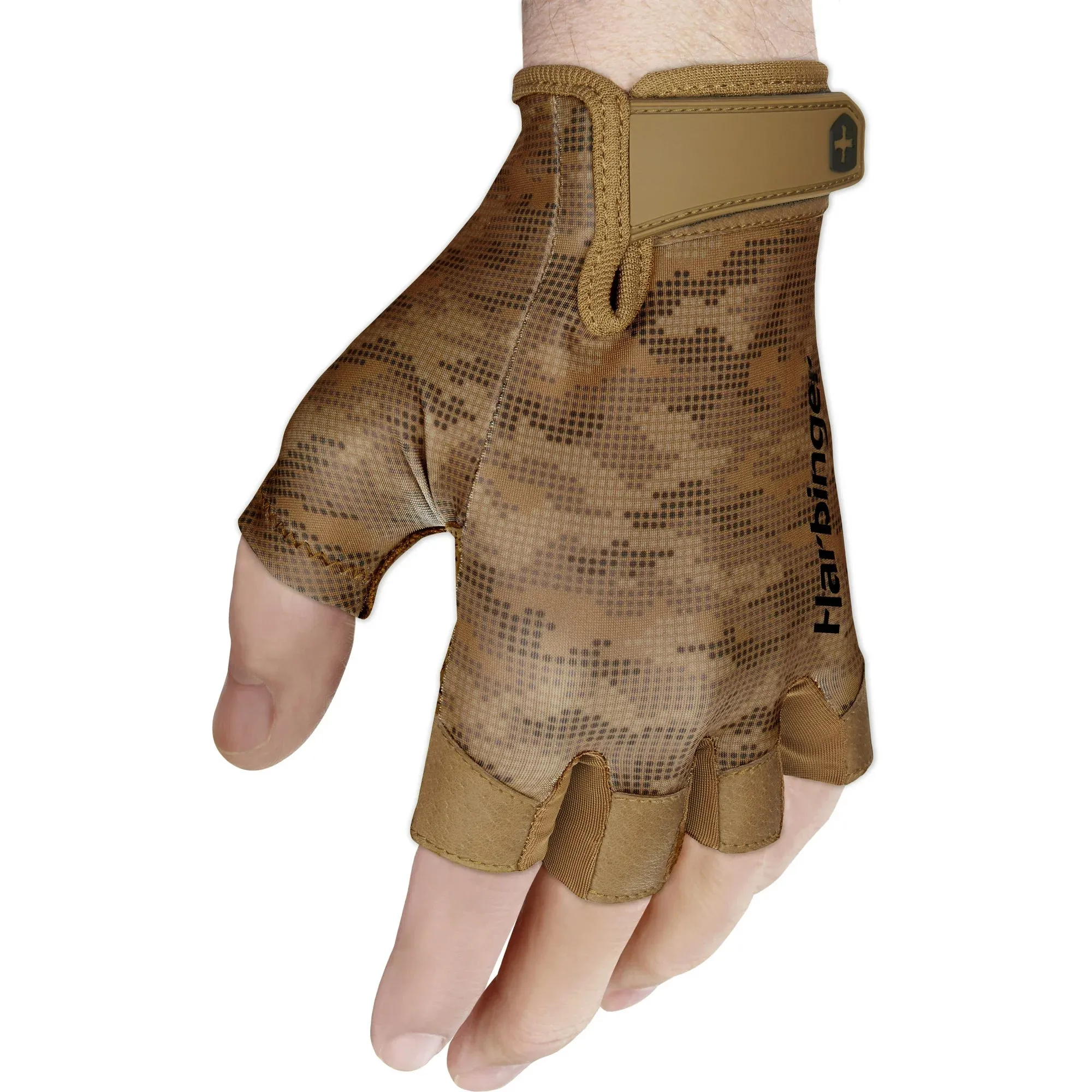 Harbinger Pro Weightlifting Gloves 2.0 Tan Camo, Extra Large