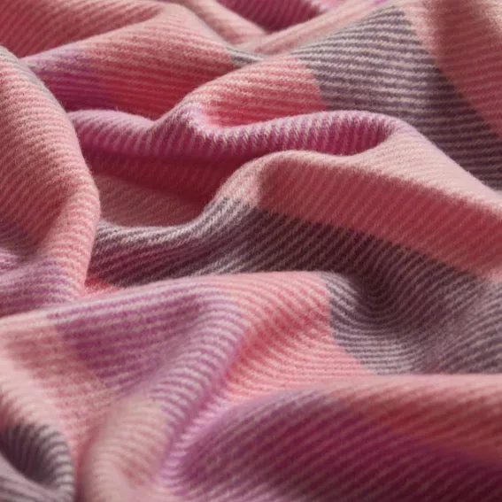 Irish Lambswool Pink Baby Blanket