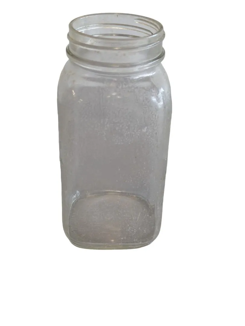 Large Clear Mason Jar - No Lid