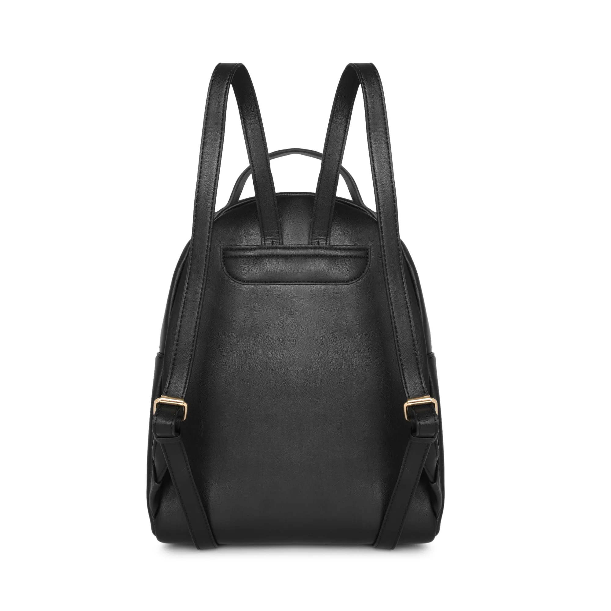 Lavie Luxe Black Medium Women's Waffle Girl's Backpack