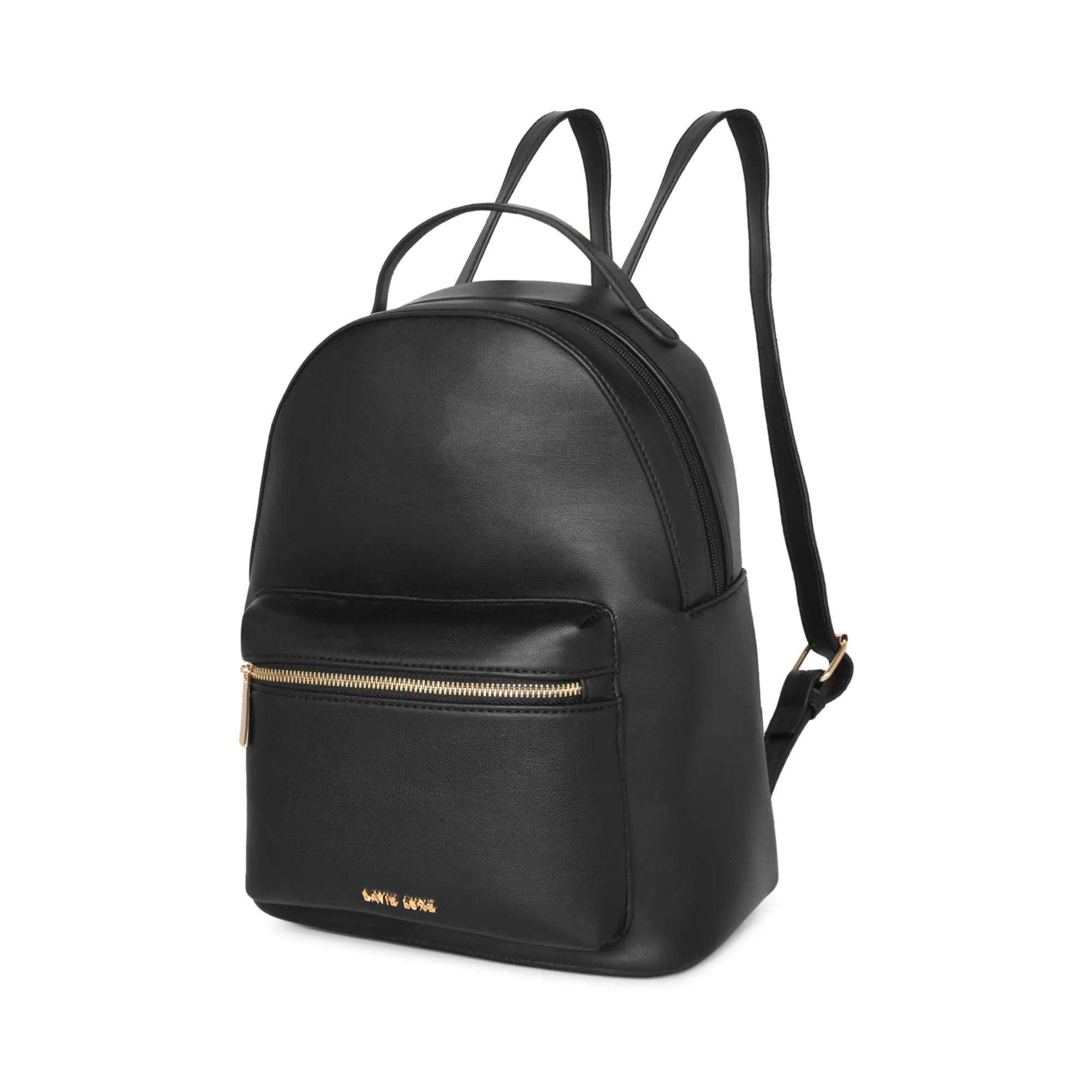 Lavie Luxe Black Medium Women's Waffle Girl's Backpack