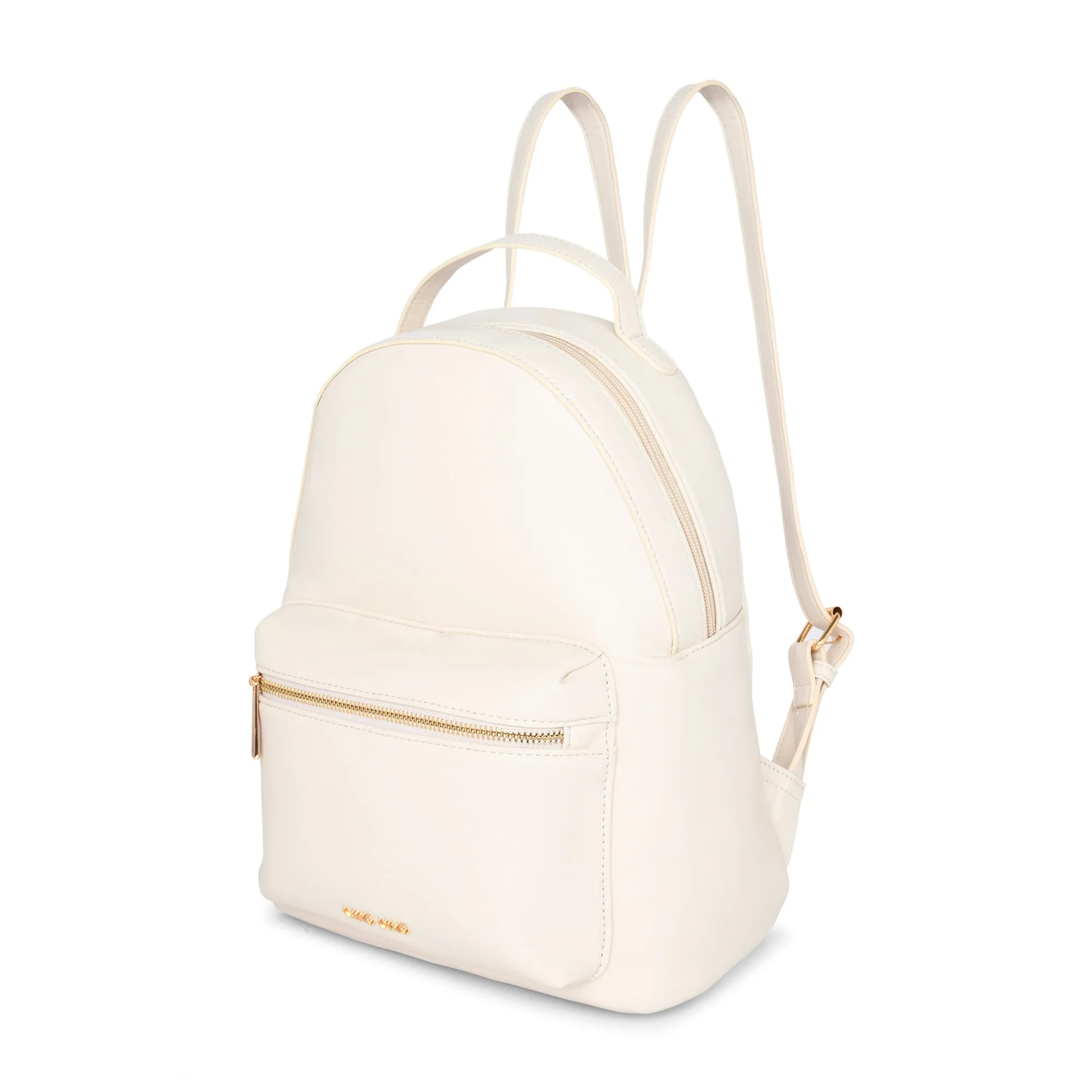 Lavie Luxe Off White Medium Women's Waffle Girl's Backpack