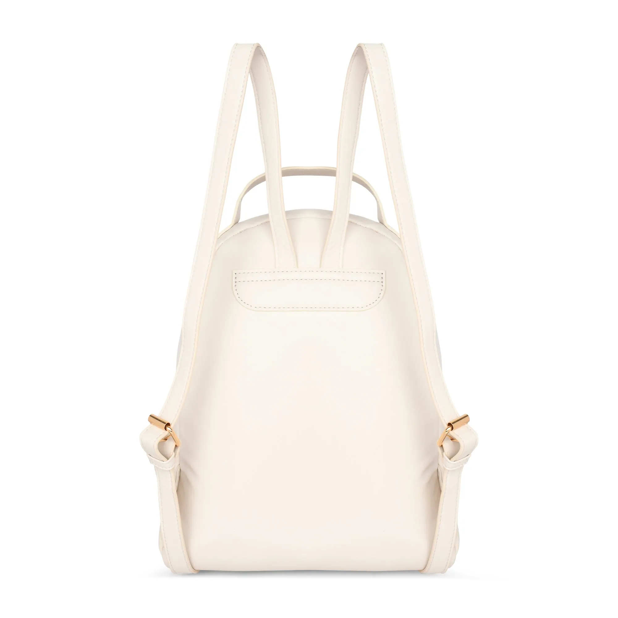 Lavie Luxe Off White Medium Women's Waffle Girl's Backpack