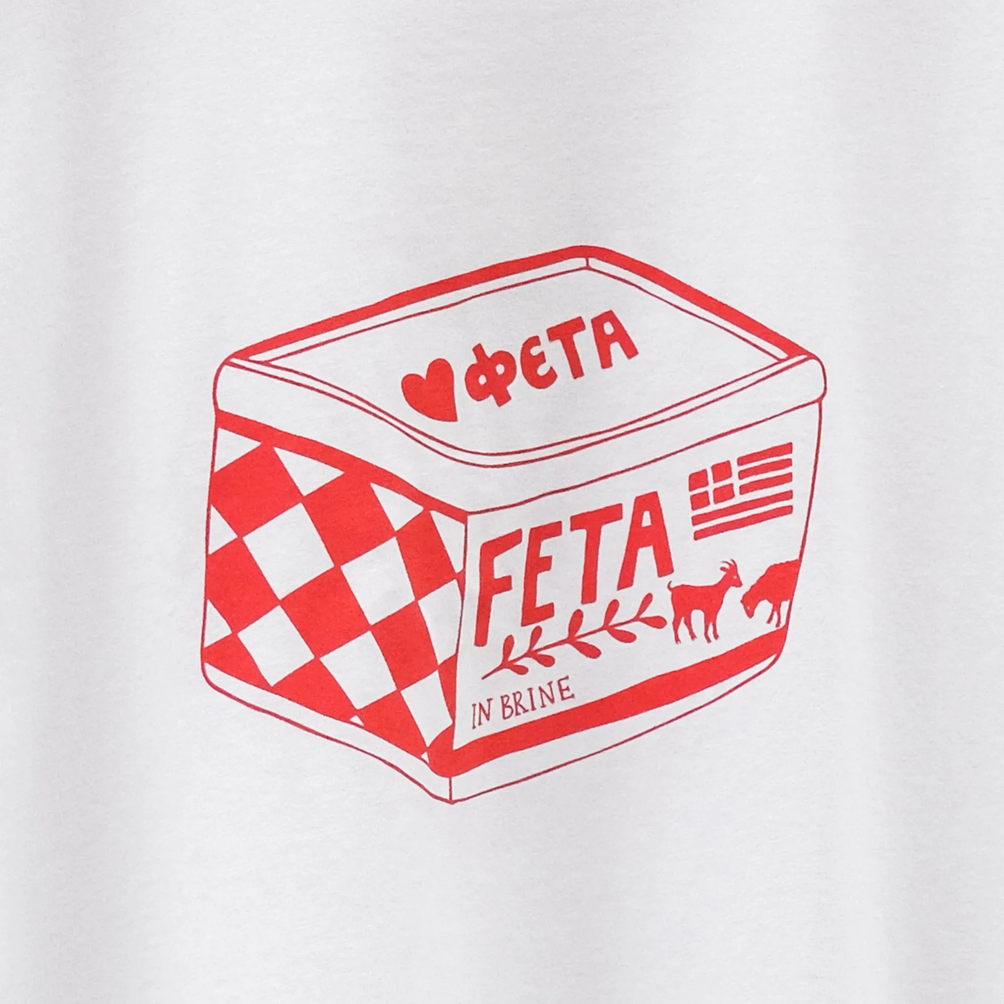 Love Feta - White T-Shirt - Unisex