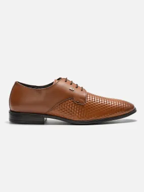 Men's Tan 3D Finish Regular Toe Formal (ID2114)