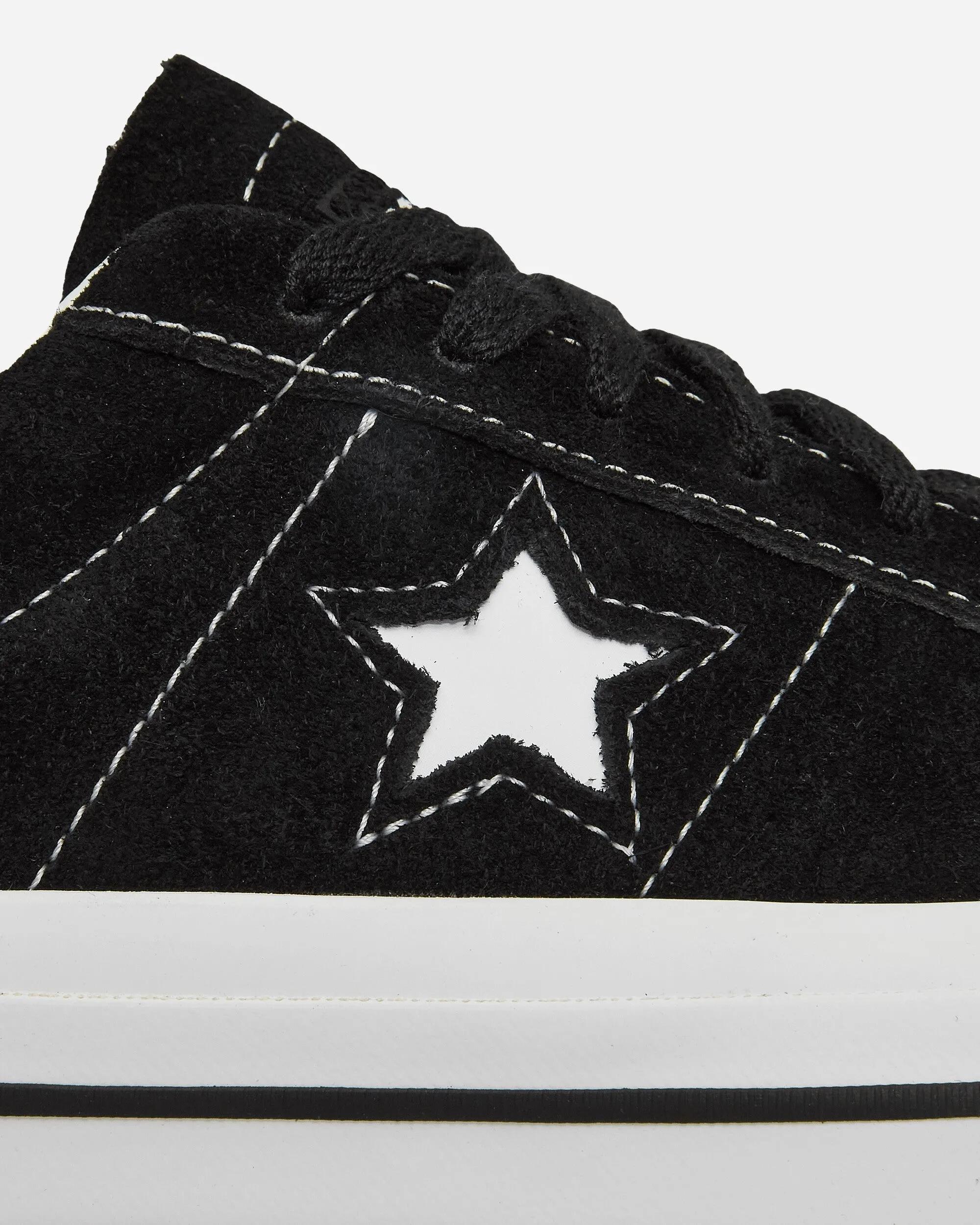 One Star Pro Nubuck Leather Sneakers Black