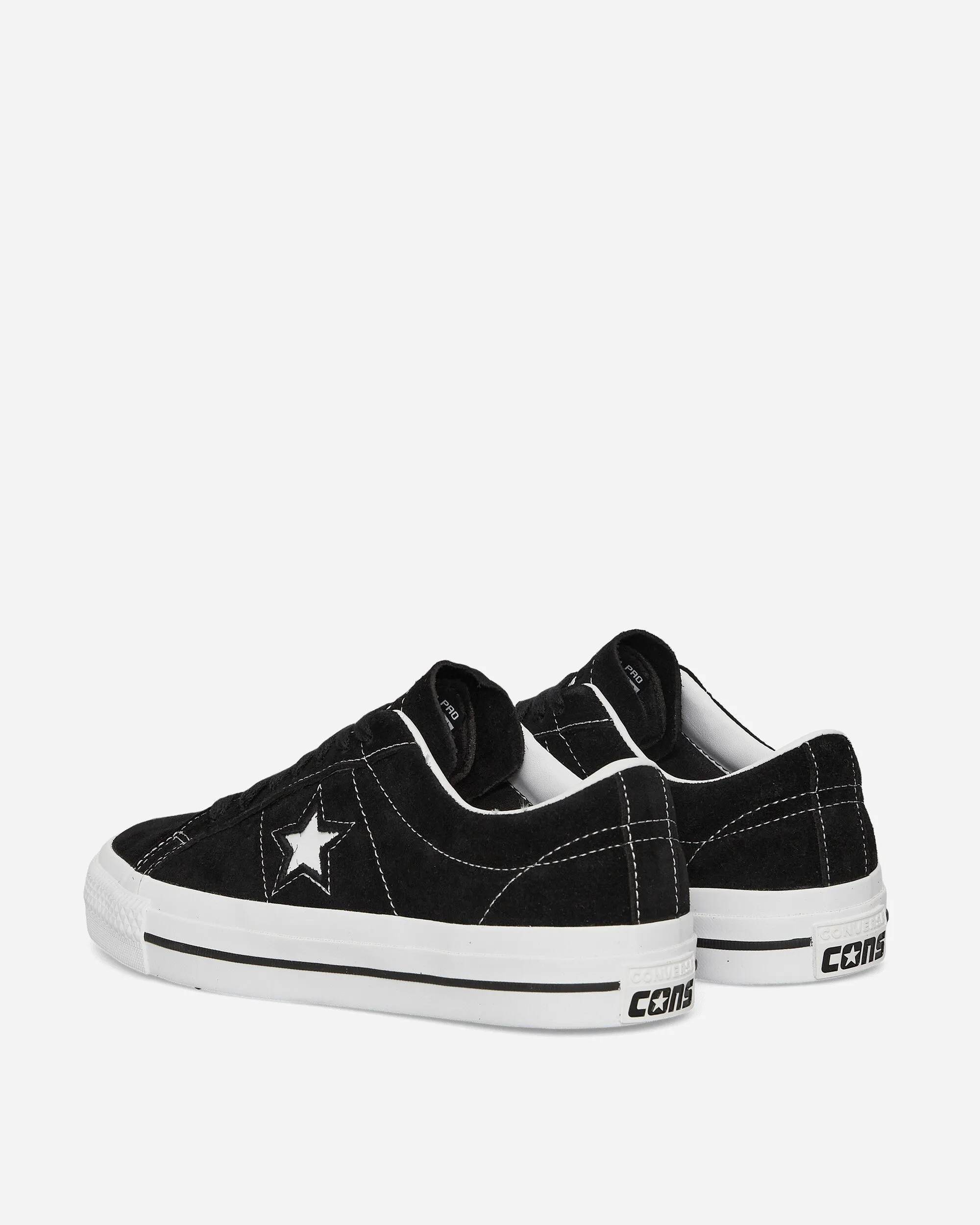 One Star Pro Nubuck Leather Sneakers Black