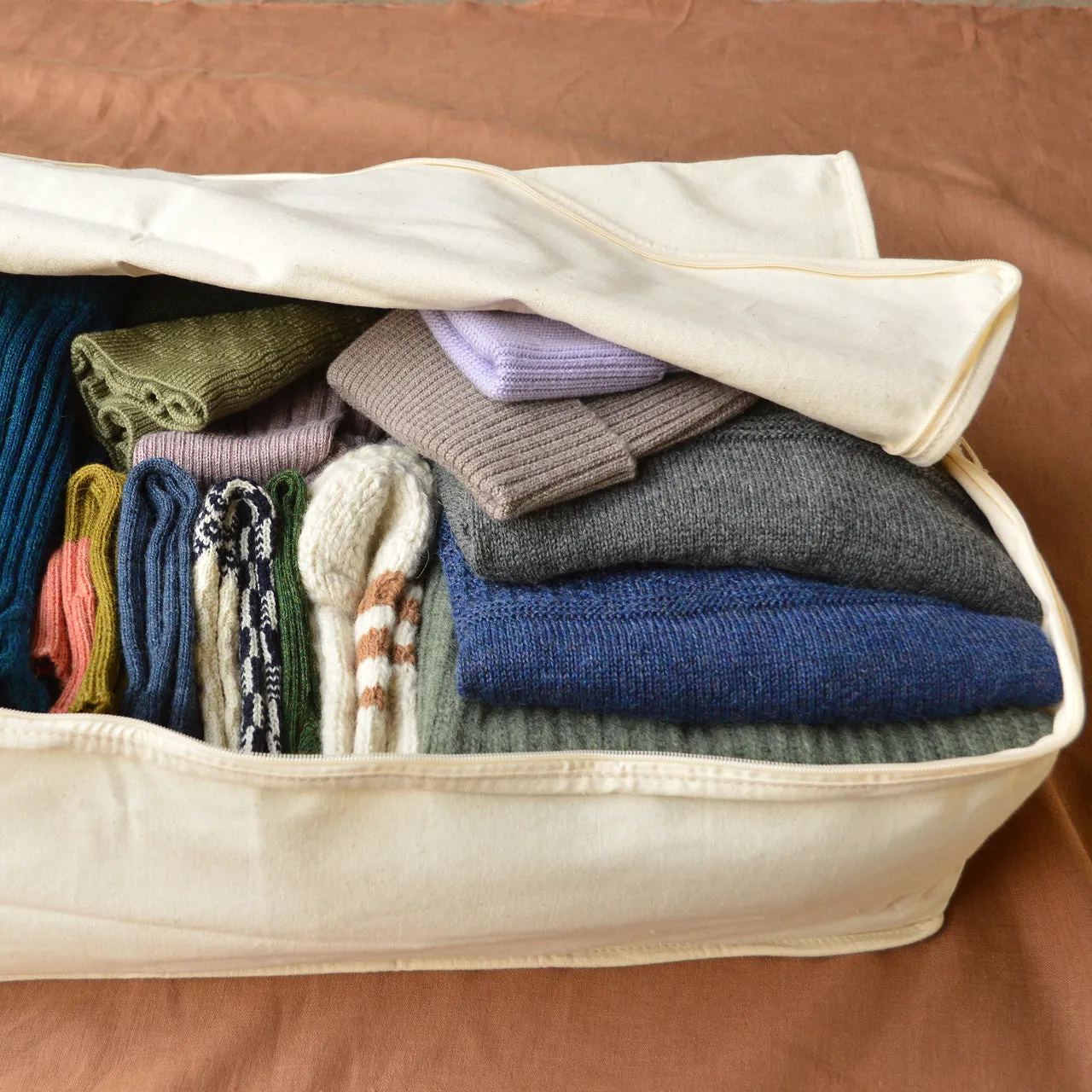 Organic Cotton Knitwear Storage Cube (S, M, L) *Returning soon