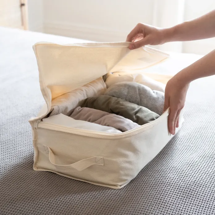 Organic Cotton Knitwear Storage Cube (S, M, L) *Returning soon