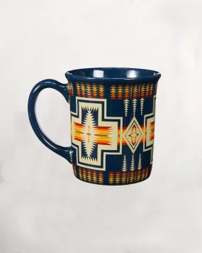 Pendleton 18oz Ceramic Mug Harding Navy