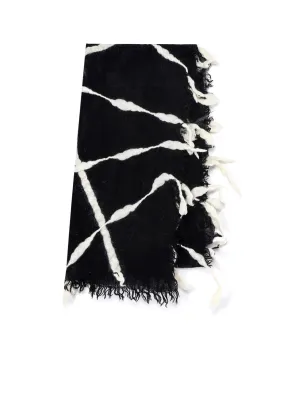 PUNCHING FRINGE SCARF