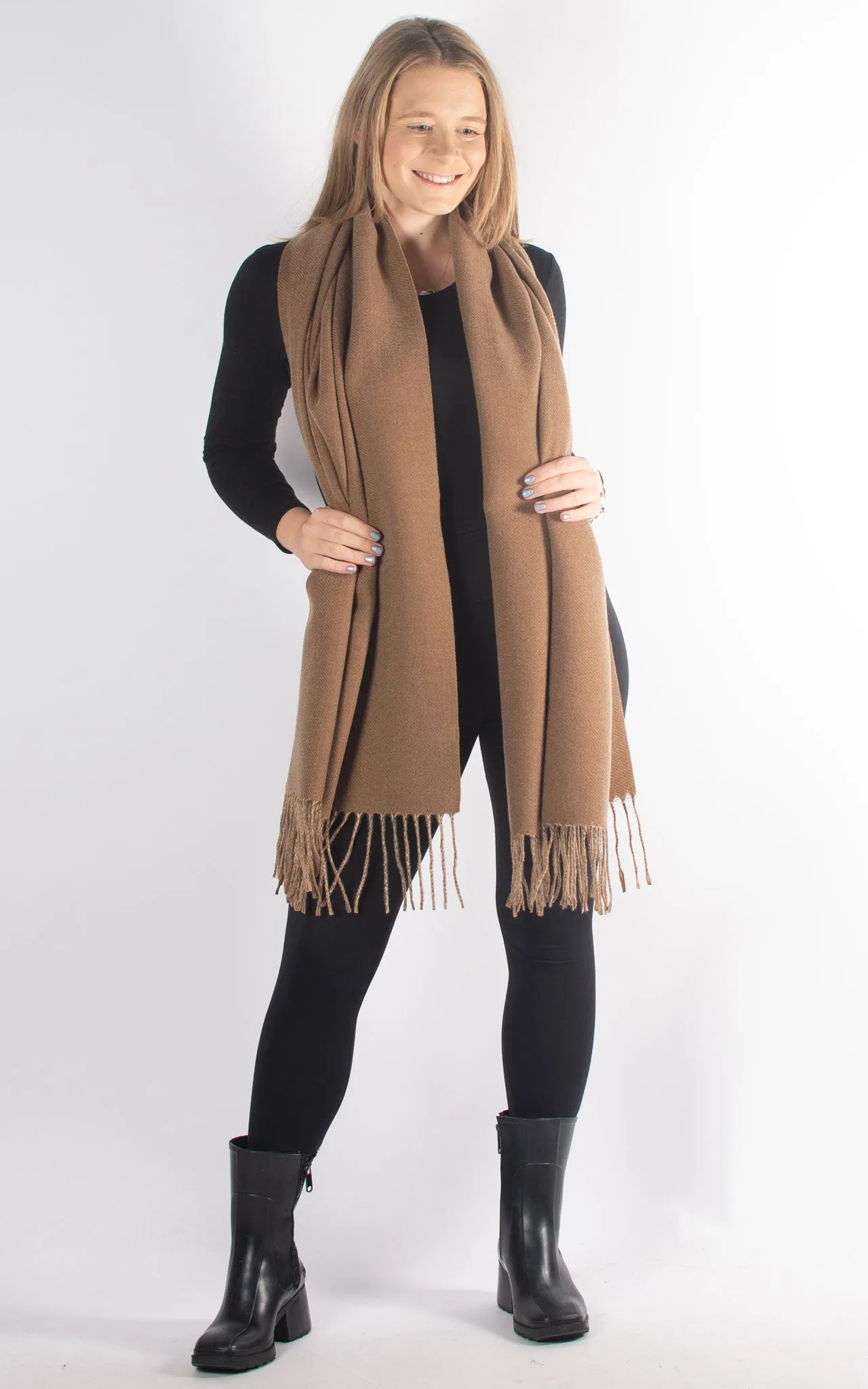 Reversible Winter Scarf | Brown