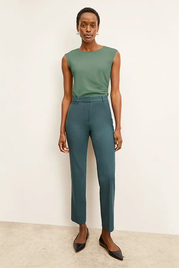 Smith Pant - Washable Wool Twill :: Blue Jade