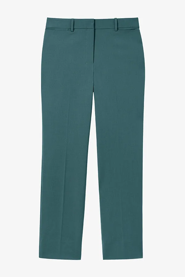 Smith Pant - Washable Wool Twill :: Blue Jade