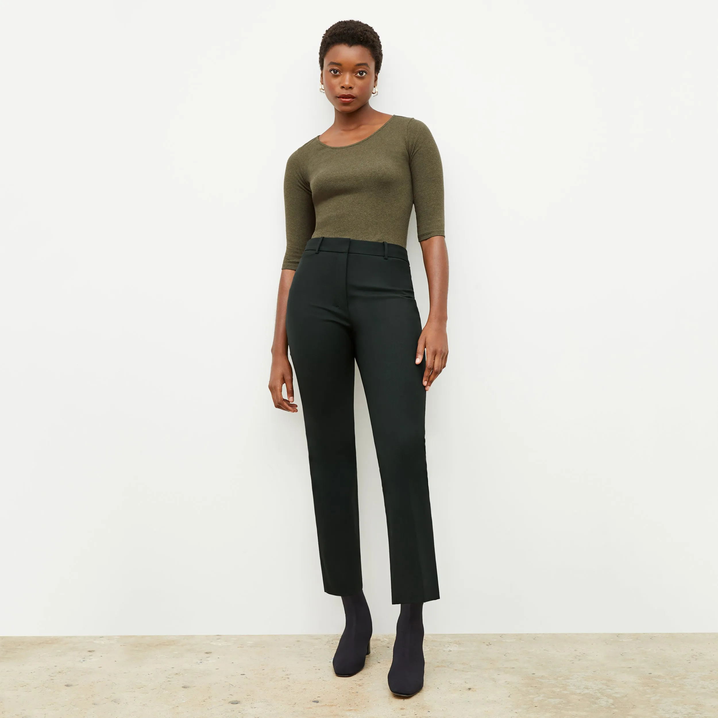 Smith Pant - Washable Wool Twill :: Forest