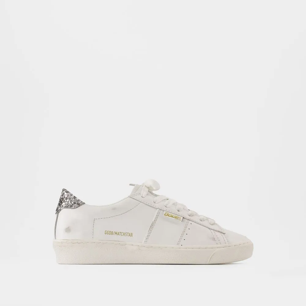 SMOOTH LEATHER MATCHSTAR SNEAKERS IN