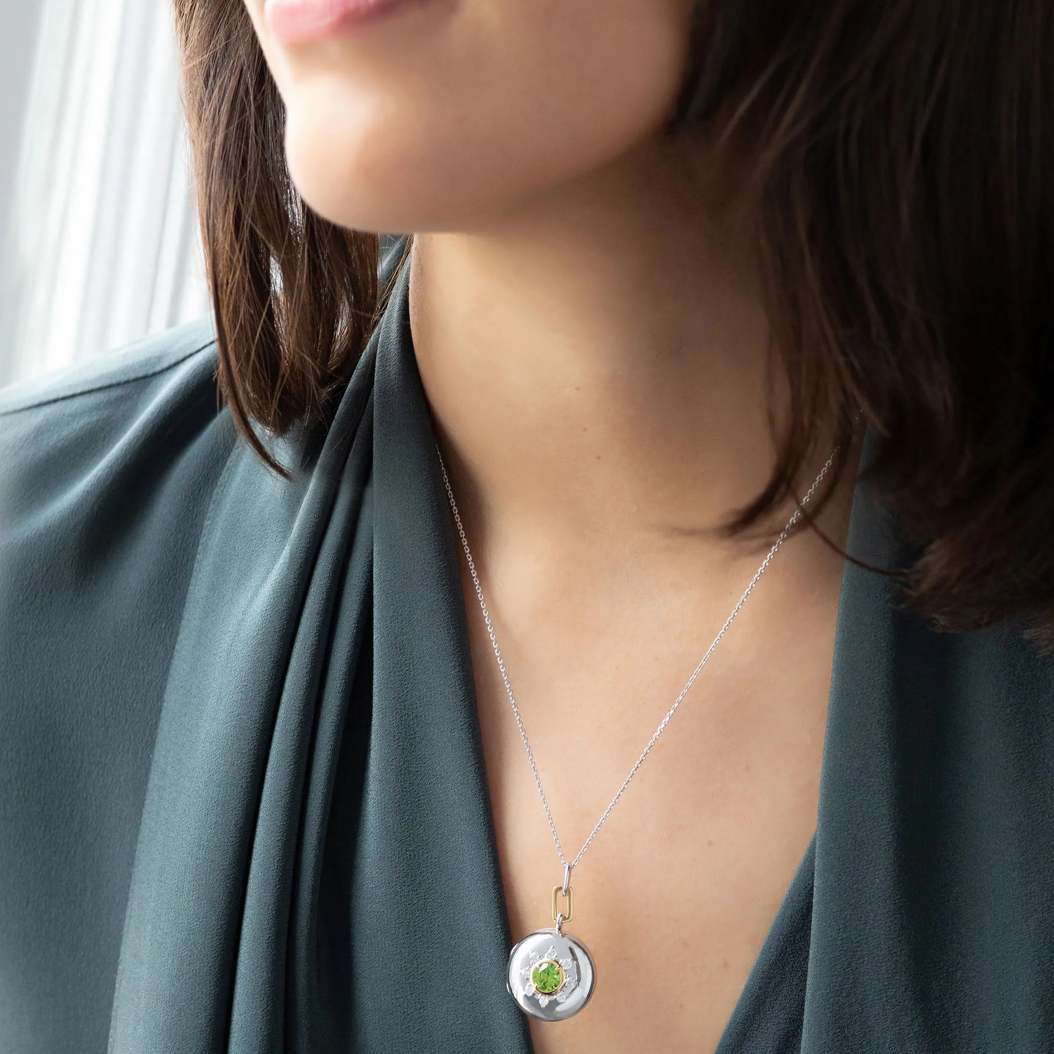 Special Edition Green Tourmaline Locket - Sold Out