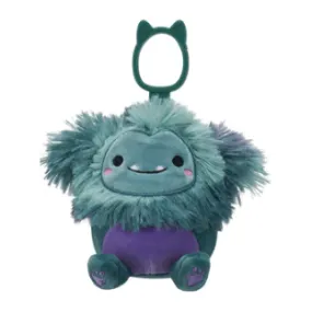 Squishmallow 3.5 Inch JT the Blue and Purple Bigfoot Plush Clip