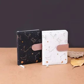 Starry Star Moon Night Pu Leather Cover Planner Notes