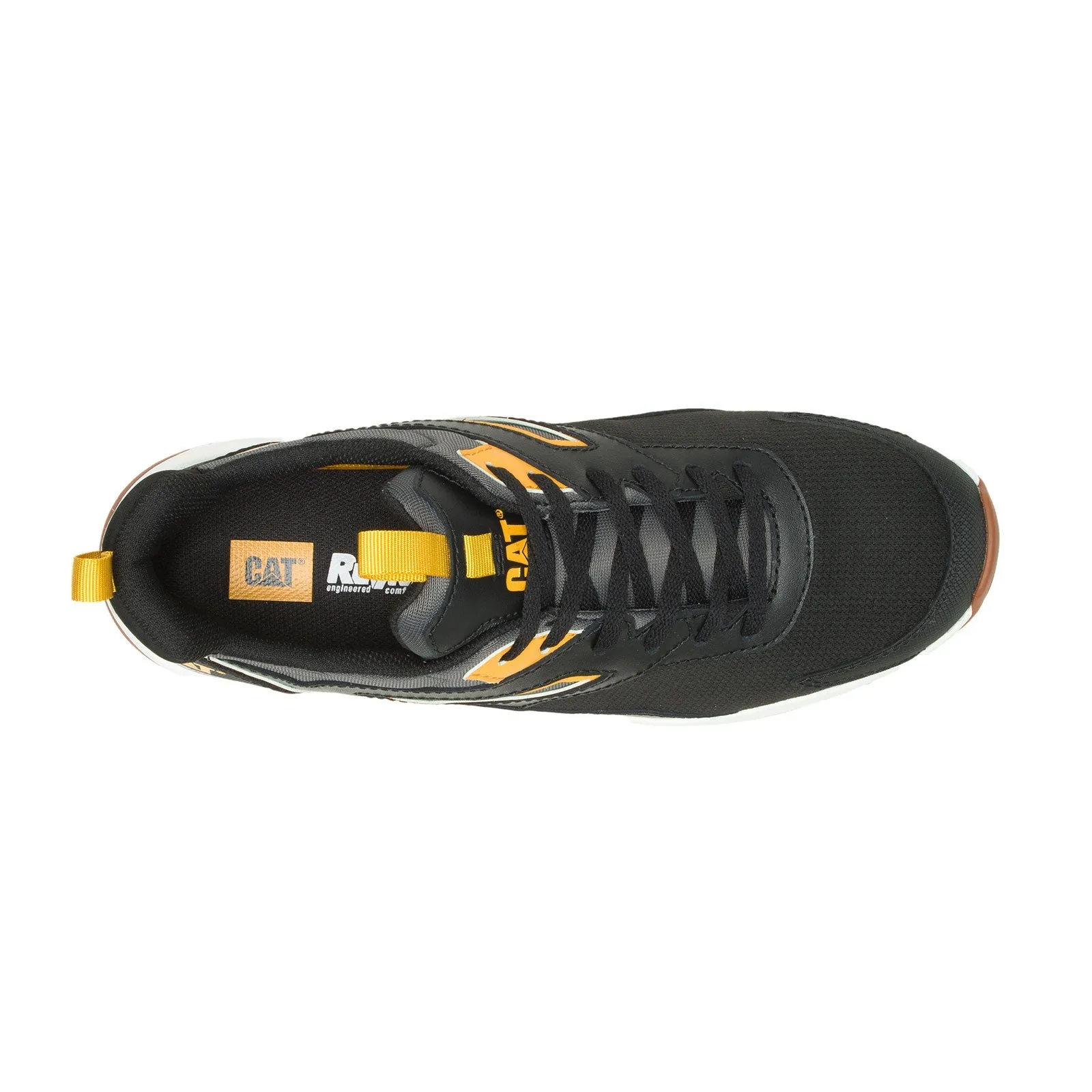 Streamline Runner Composite-Toe Work Shoe Black/Yellow