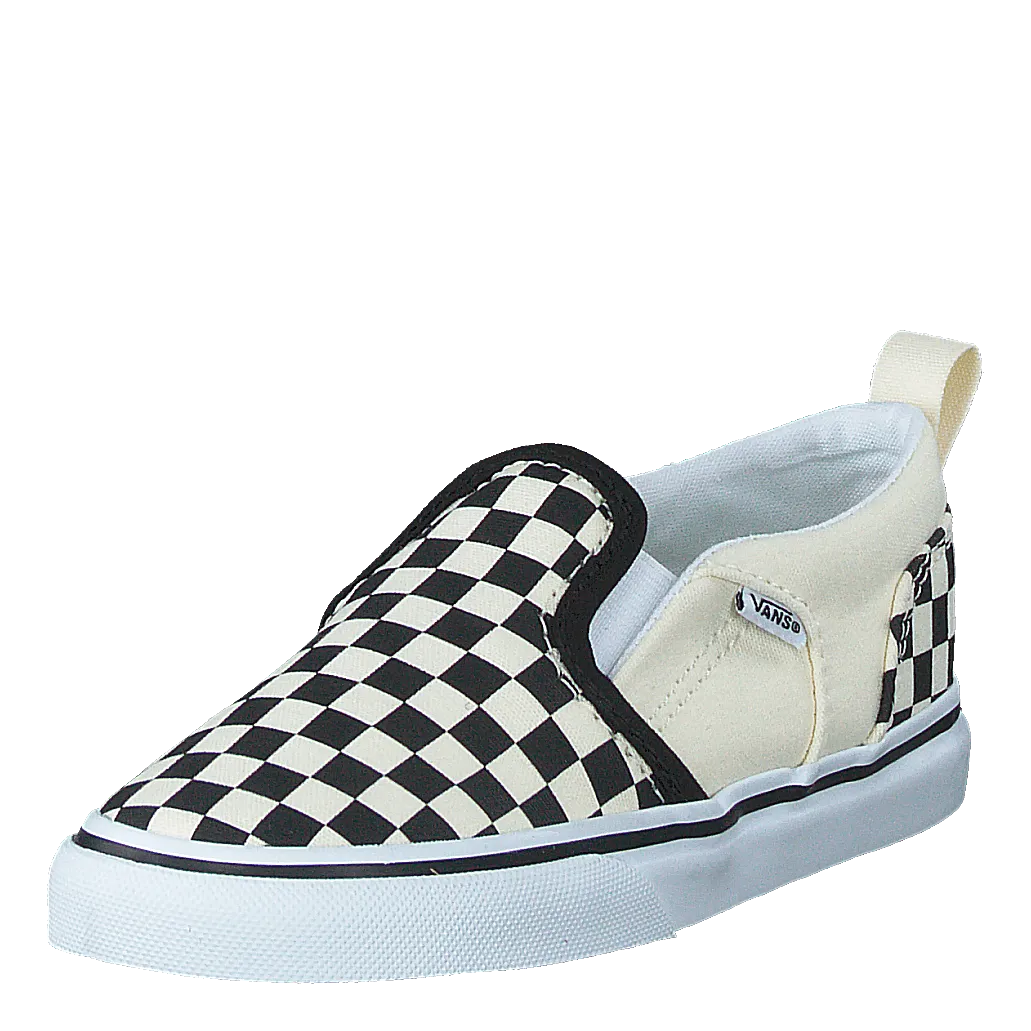 Td Asher V (checkers) Black/natural